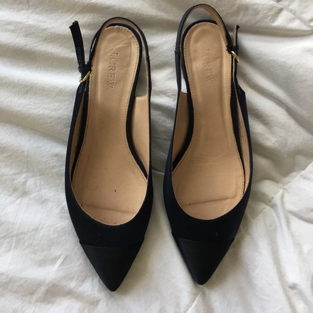 J.crew Navy and Black Flat