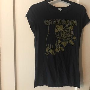 City and colour band t-shirt