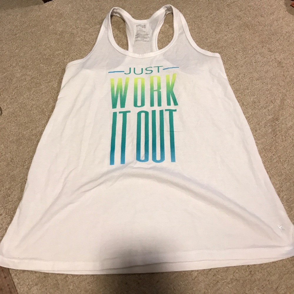 White tank top