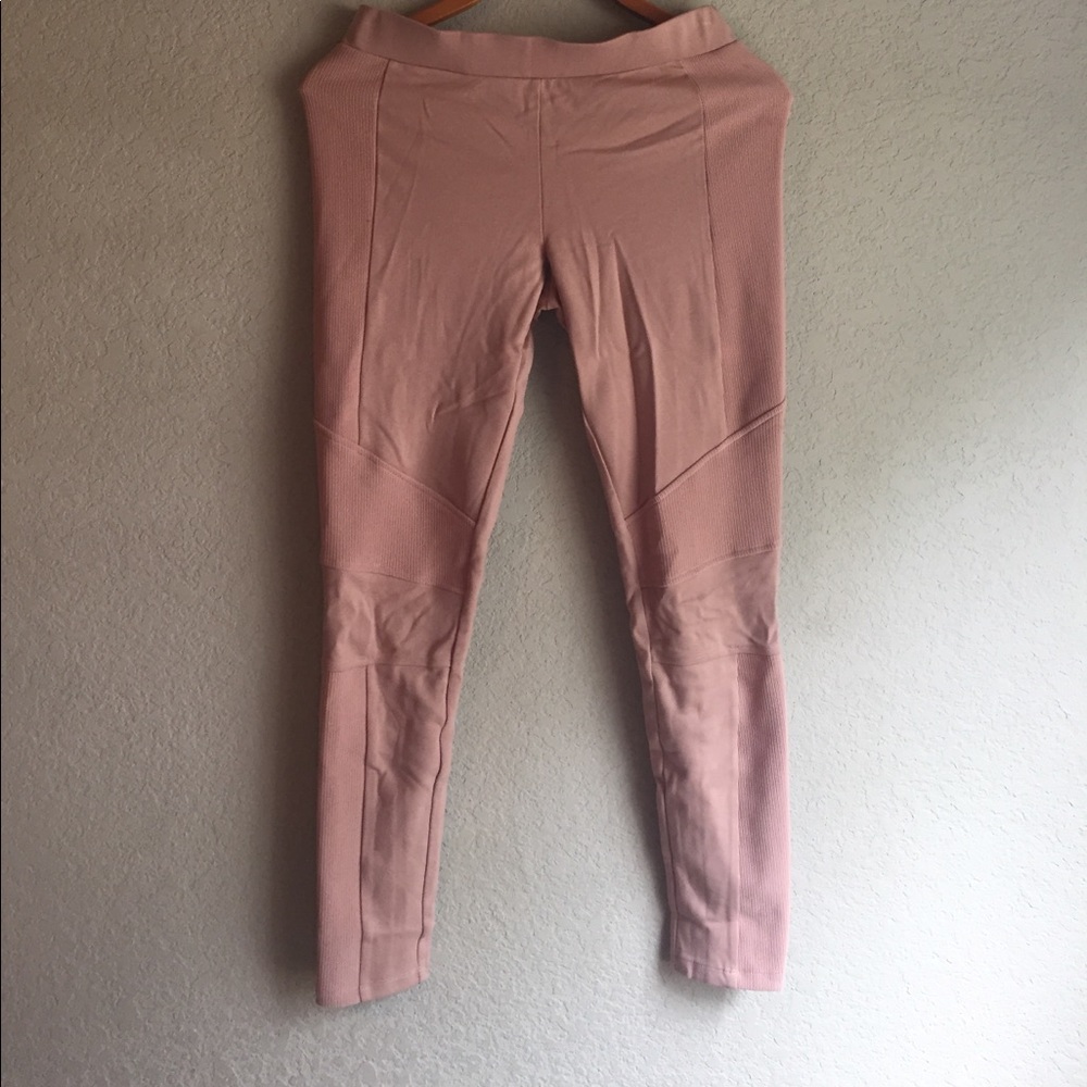 Kendall and Kylie Blush moto leggings, NEVER WORN
