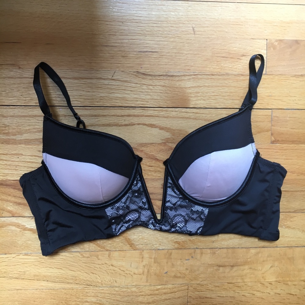 Sexy Pink & Black Bra