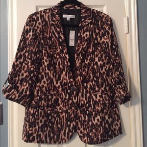 Leopard Print Blazer