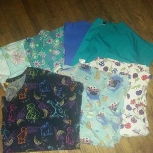 Nurses scrub tops