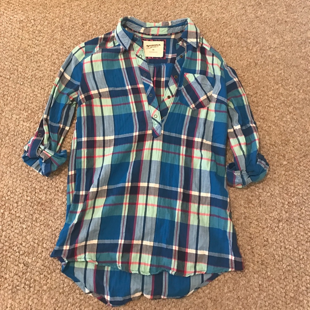 Three Quarter Sleeve Flannel