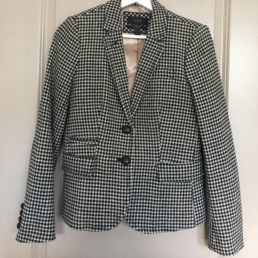J.Crew Houndstooth Blazer