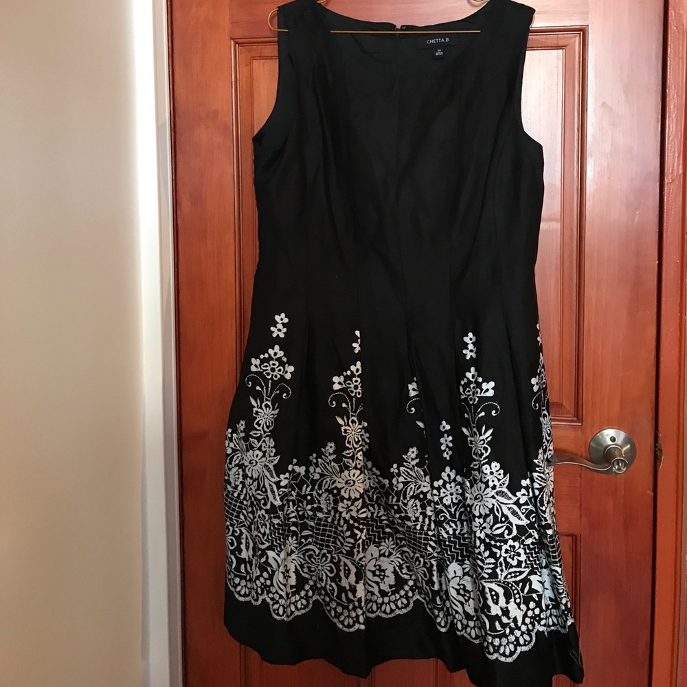 Silk Chanton size 14 perfect plated dress.