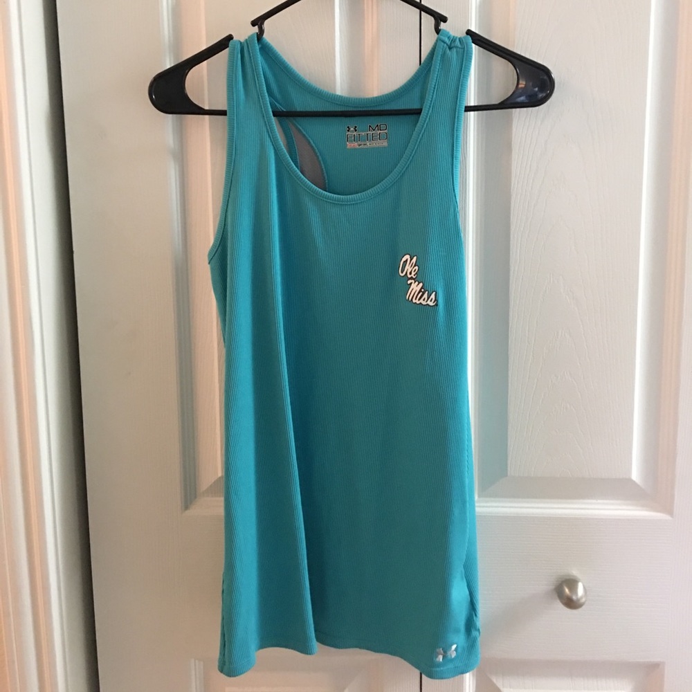 Ole Miss teal color tank