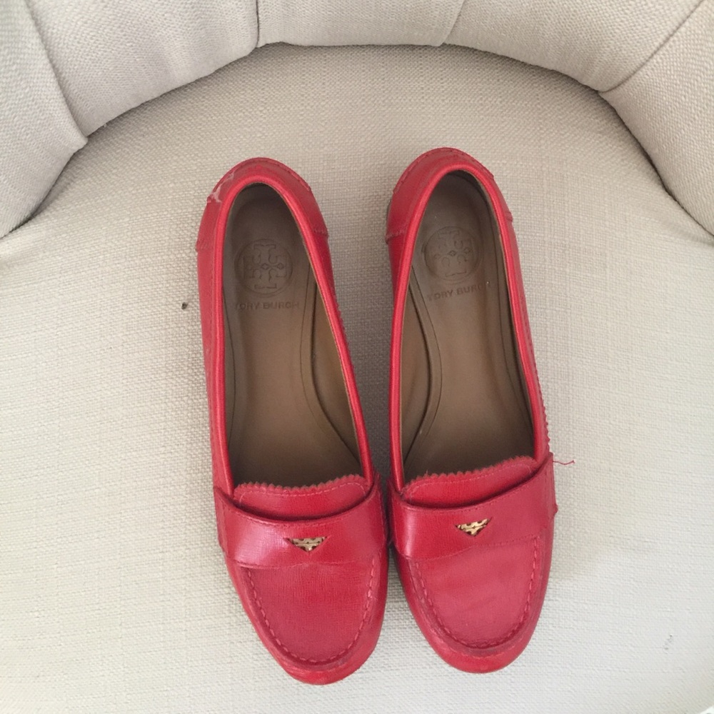 Red Tory Birch penny loafers