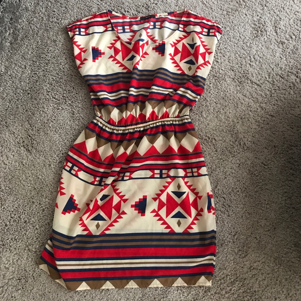 Aztec design dress