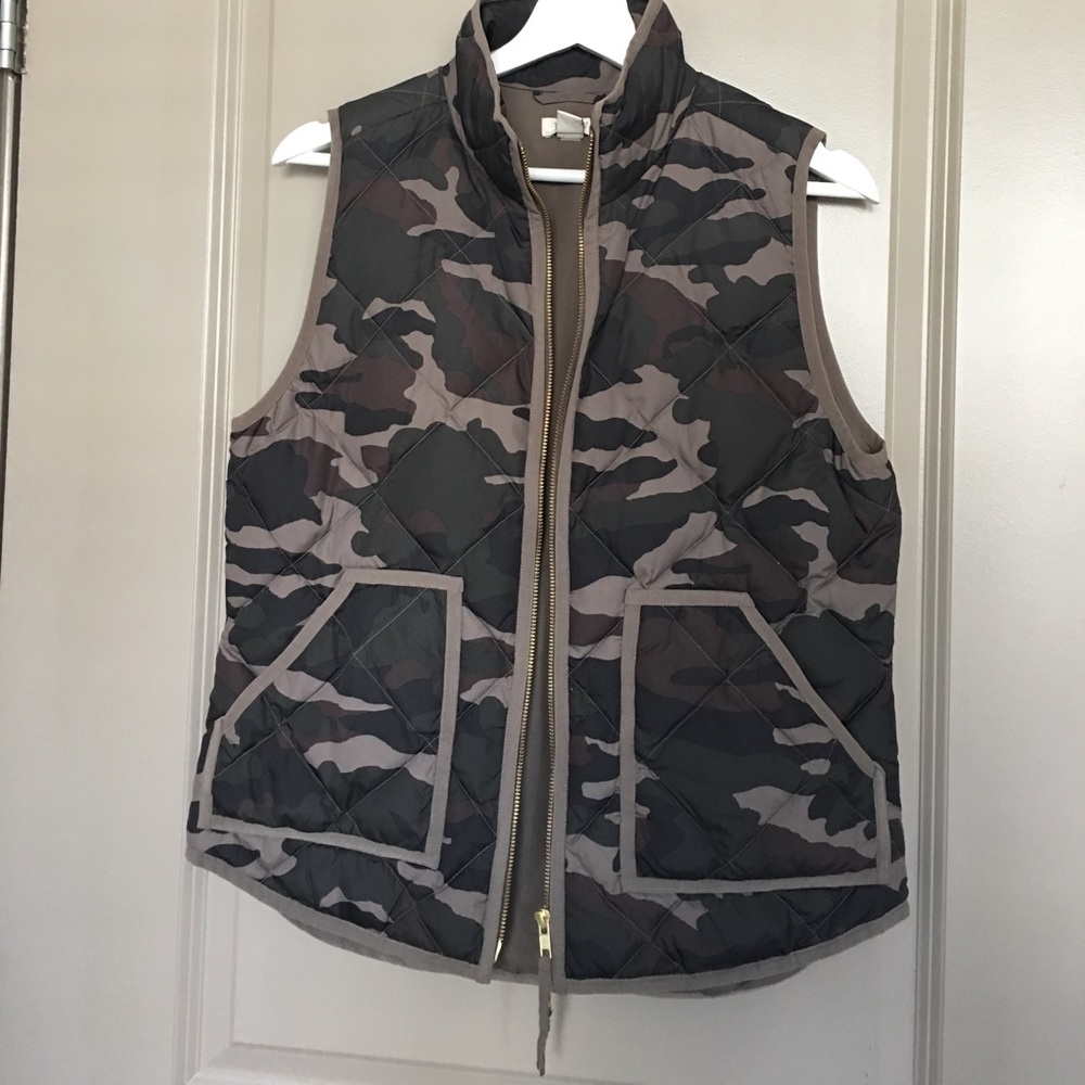J.Crew Camo Vest