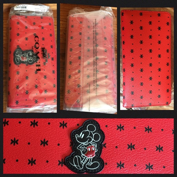 Mickey Bandana Reversible Tote Wallet Wristlet Set - Picture 3 of 4