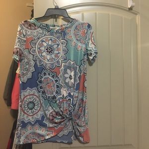 Colorful shirt from a boutique store