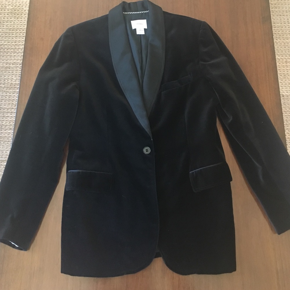 Adam Black Velvet Sports Coat Blazer