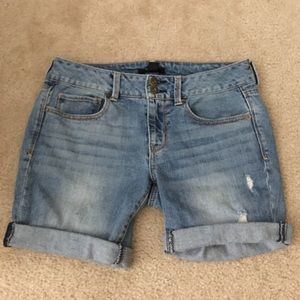 Denim shorts