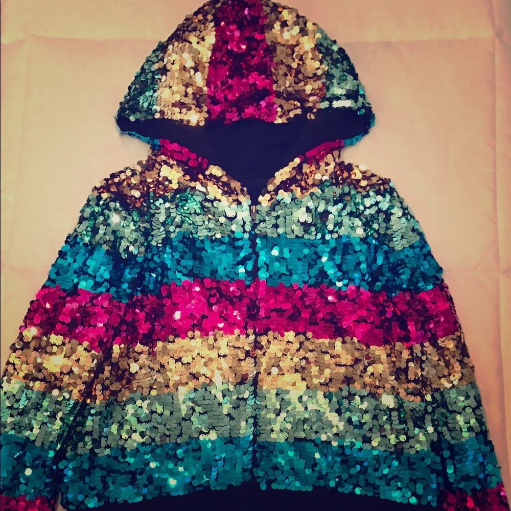 🎀PINK VS Rainbow Disco-ball Jacket🎀