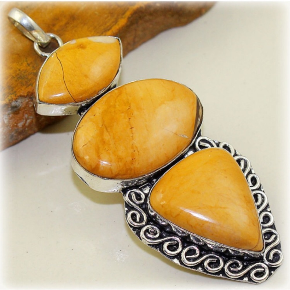 Golden Yellow Jasper Pendant