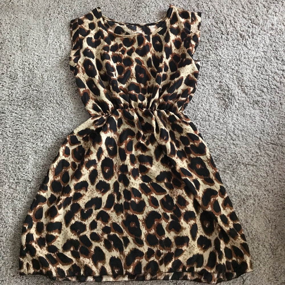 Leopard print dress