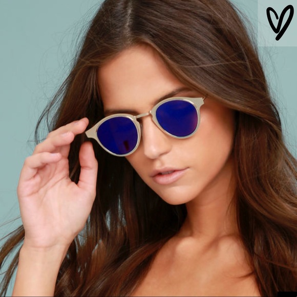 Spitfire wrap silver and blue sunglasses main image 3