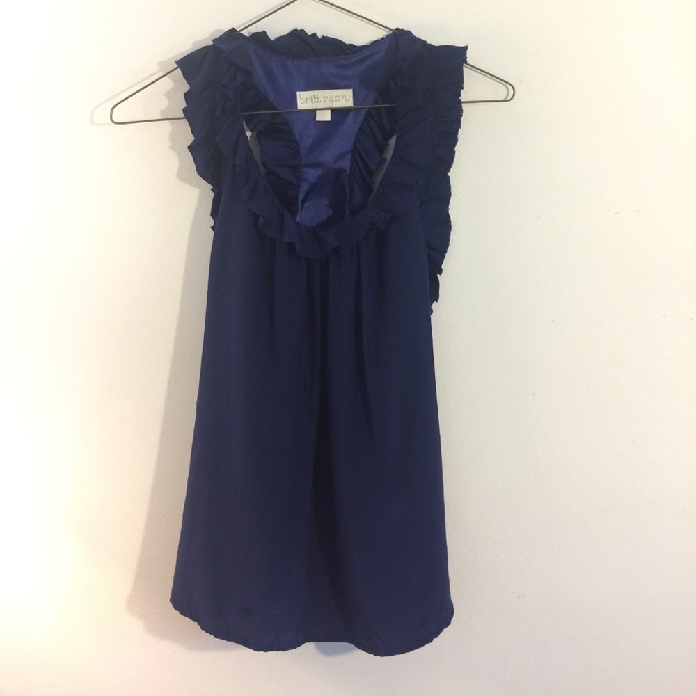 Boutique silk racer-back tank