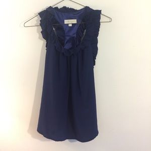 Boutique silk racer-back tank