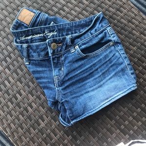 American eagle jean shorts
