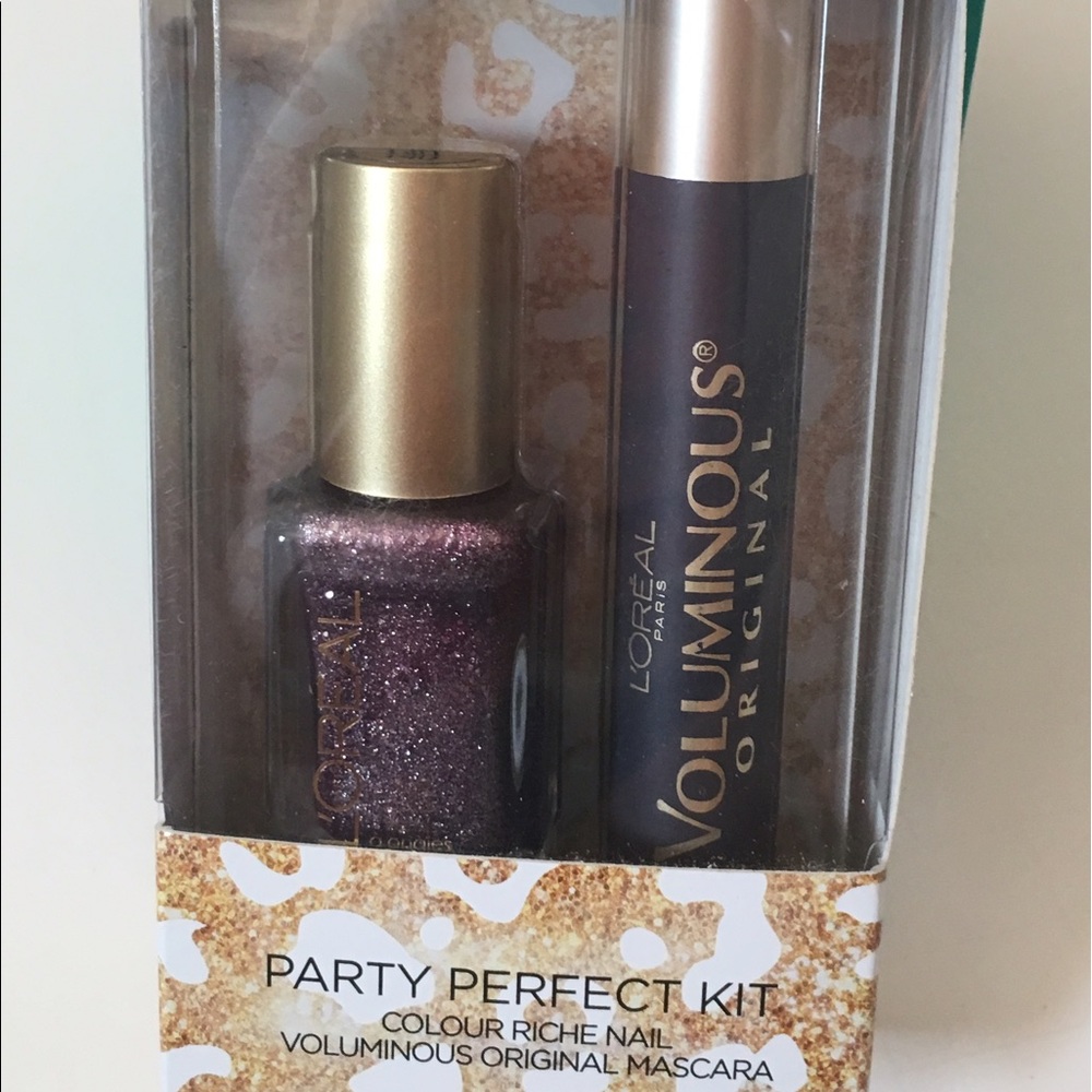 NIB L'Oréal Mascara and nail polish set