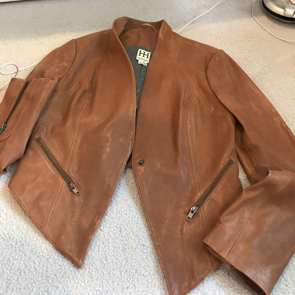 Haute Hippie Jackets & Blazers - Haute Hippie brown leather jacket