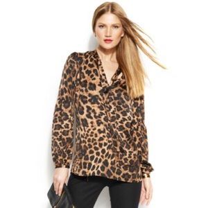 Michael Kors Leopard blouse