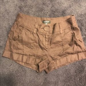 Bebe Brown Shorts