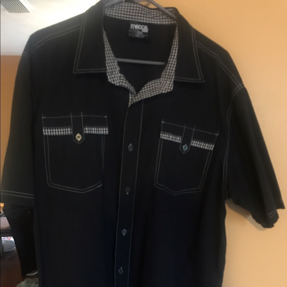 Black & White button down shirt