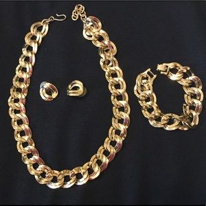 Vintage Monet - necklace - earring - bracelet set