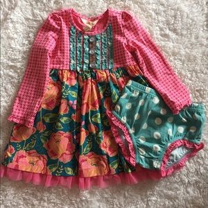 NWT Matilda Jane Little Missy Dress w/diaper cover