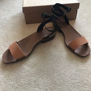 Color block sandals