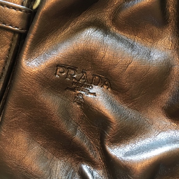 *SOLD* "Prada" Ruched Handbag - Picture 2 of 4