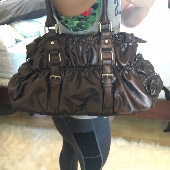 *SOLD* "Prada" Ruched Handbag - Picture 4 of 4