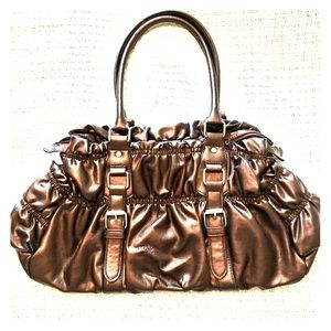 *SOLD* "Prada" Ruched Handbag