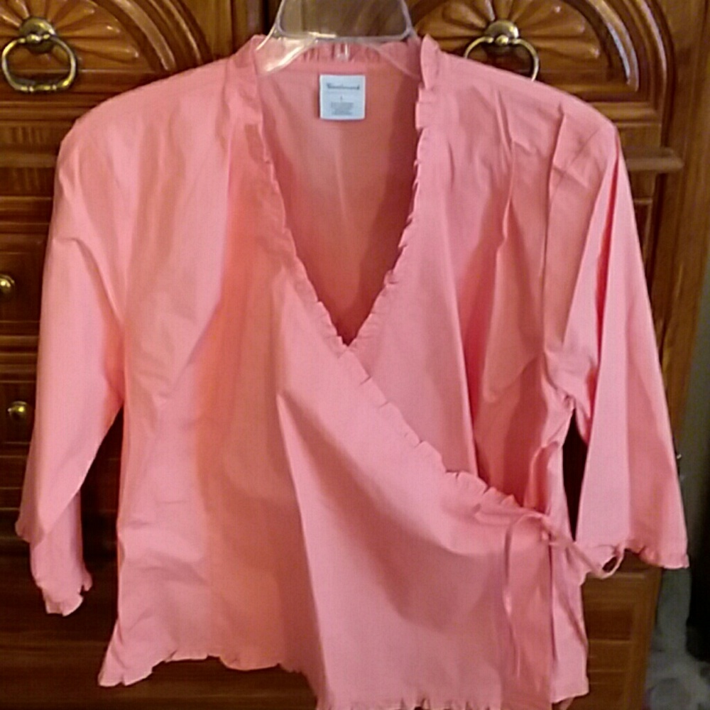 Cross-over & tie blouse by Westbound