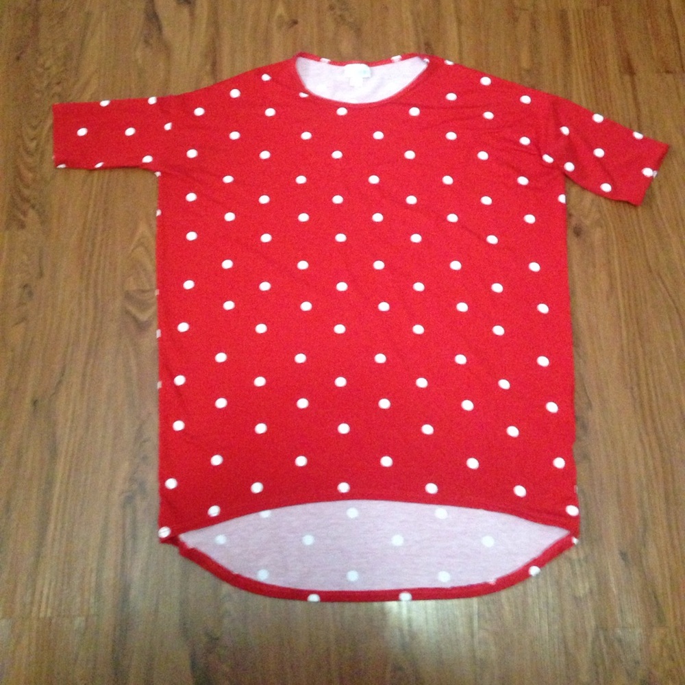 Red and white dot Minnie Mouse Irma