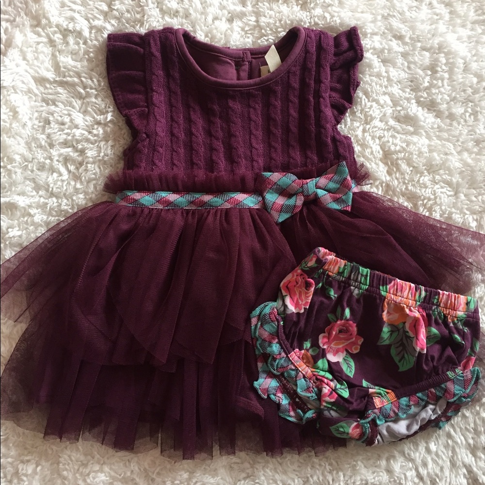 NWT Matilda Jane Picture Book Dress w/Diaper cover