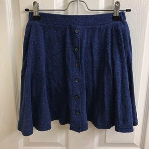 American Eagle Blue Circle Skirt