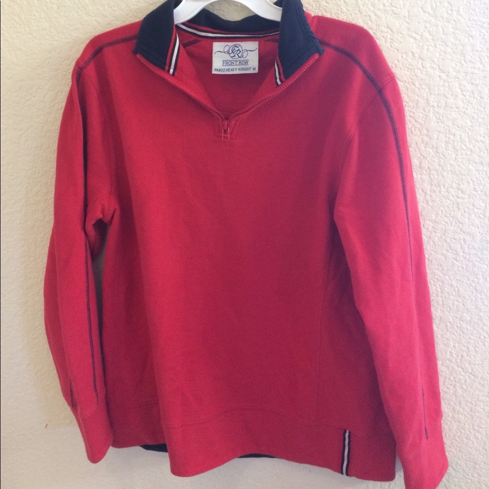 Dark Red Warm Sweater Tee