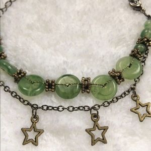 ✨NEW✨Jade and Star Bohemian Style Bracelet Anklet