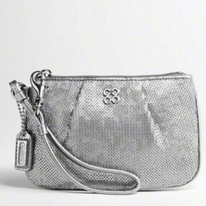 ✨FLASH SALE✨Sequined Coach coin purse