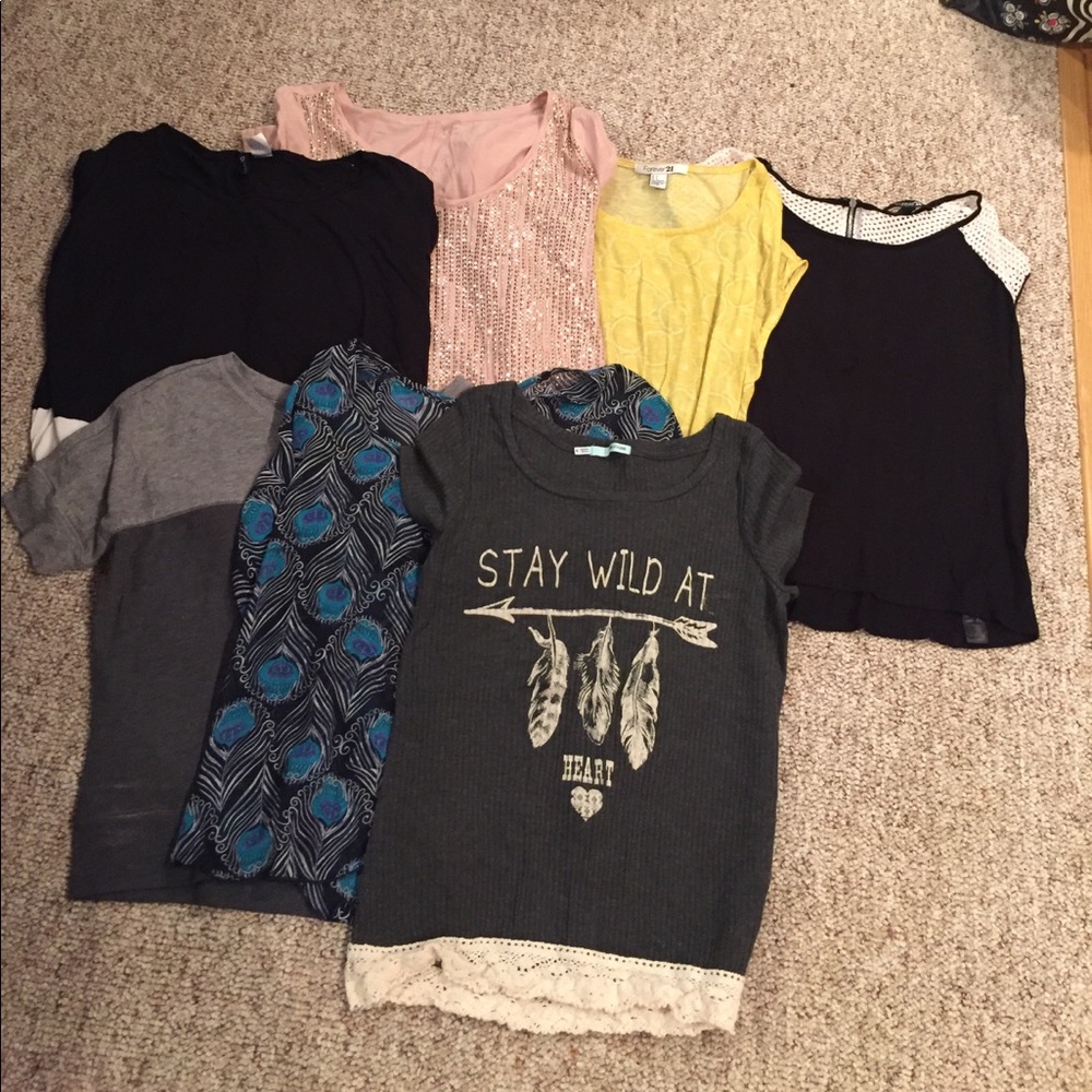 Short sleeve shirt lot