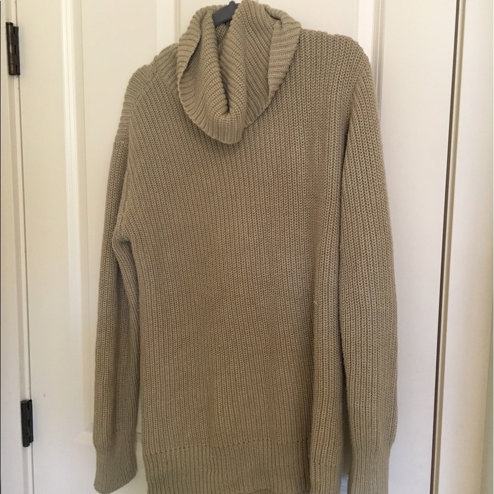 Tan turtleneck