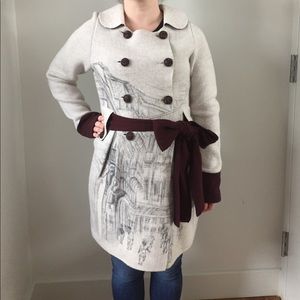 Romantic Anthropologie sweater coat