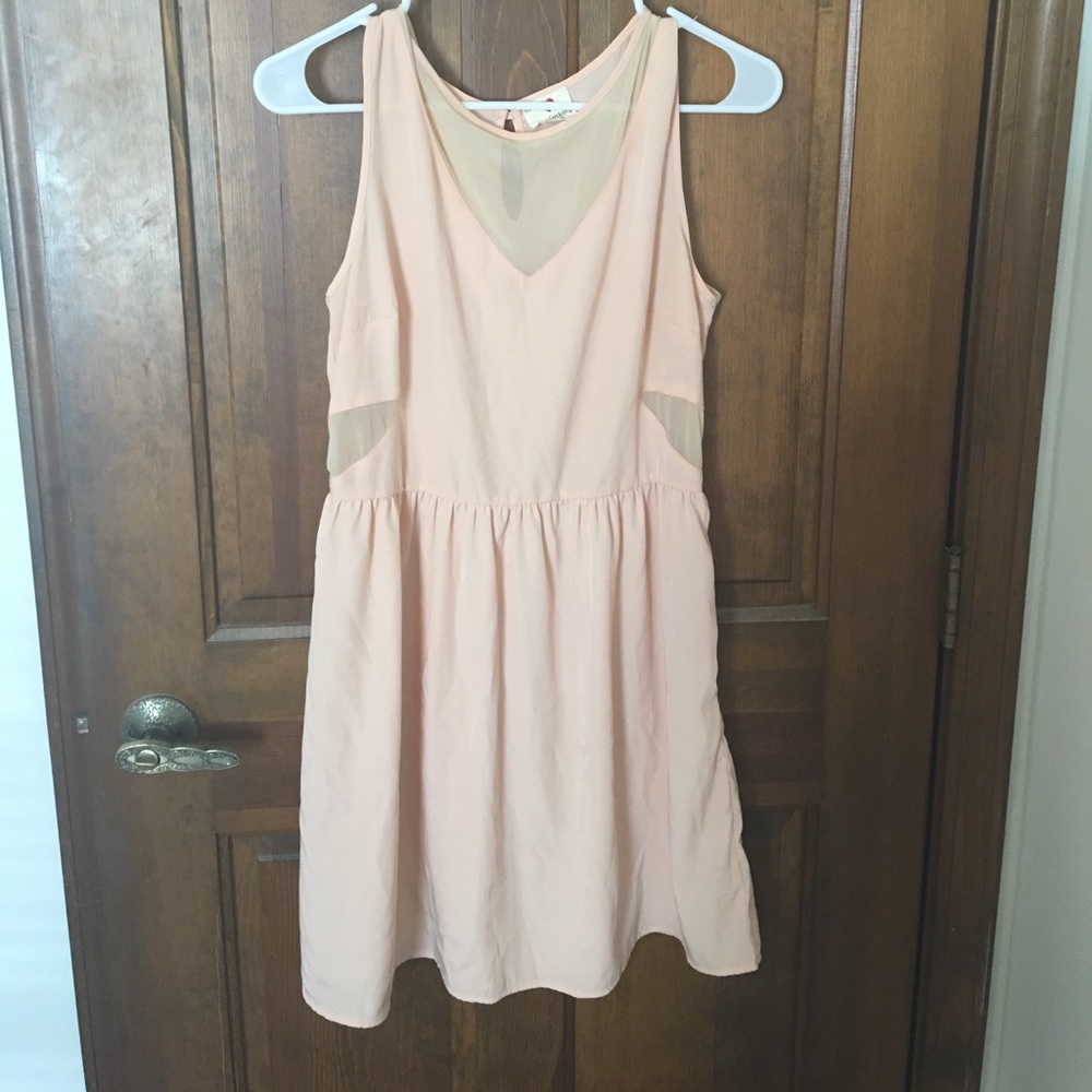 Peach dress