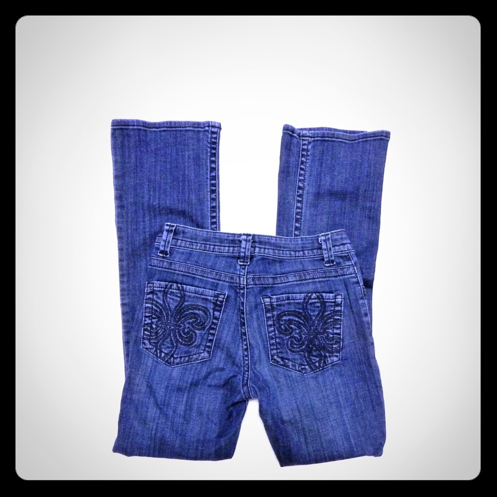 Fleur de lis jeans