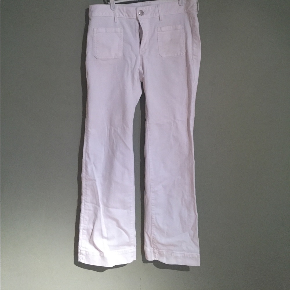 White Curvy Loft white jeans 30/10.