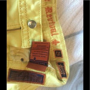 Rock Revival Yellow Shorts.